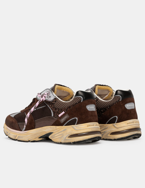 Crime London Baskets Femme Fugitive Marron - 4