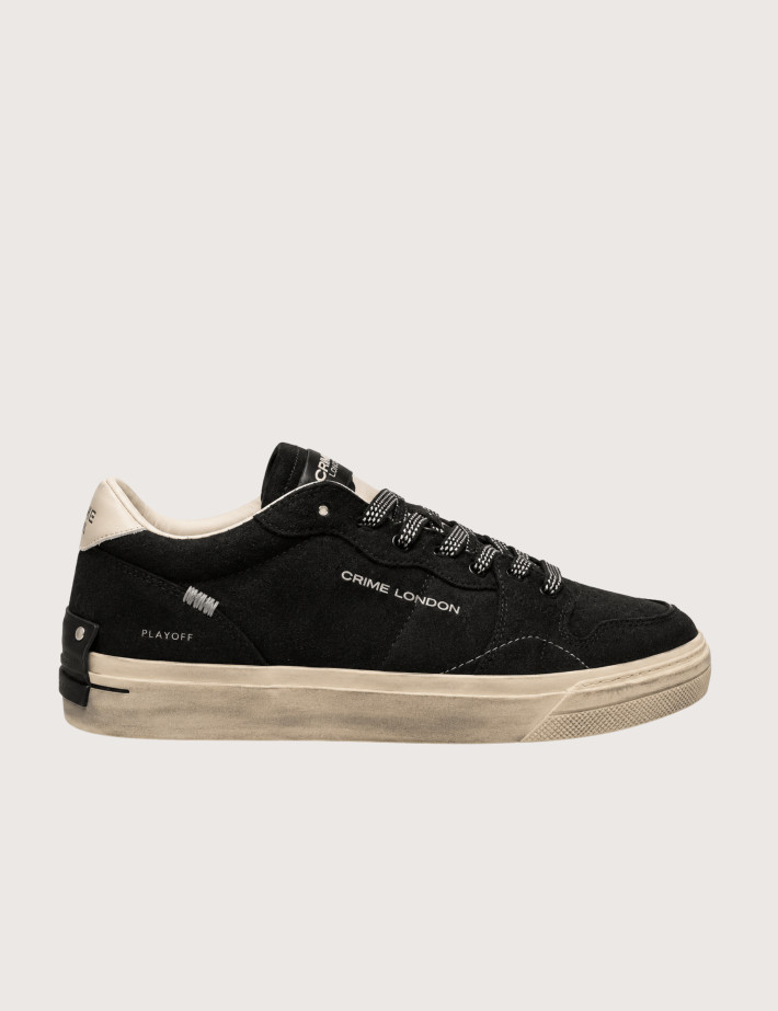 Crime London Baskets Basses Femme Playoff Noir
