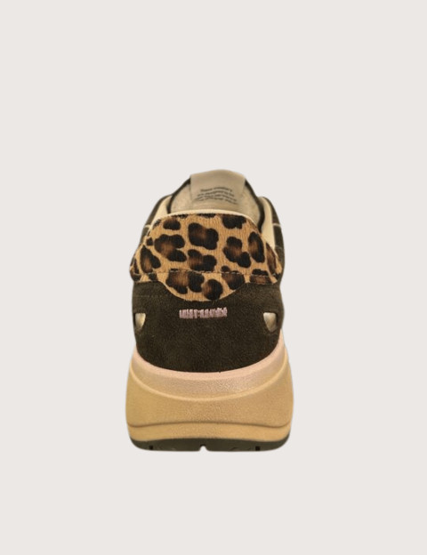 Crime London Baskets Femme Akira Gris Kaki - 4