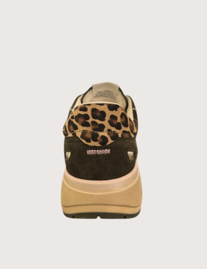 Crime London Baskets Femme Akira Gris Kaki - 4
