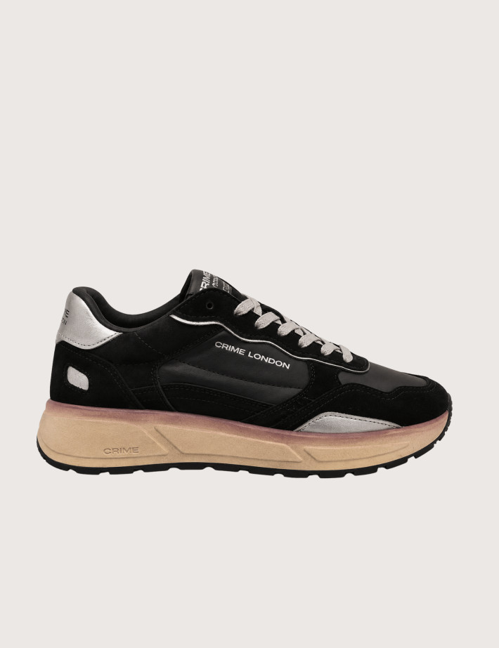 Crime London Baskets Femme Akira Noir