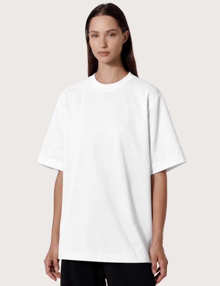 GERTRUDE T-Shirt Mixte Print au Dos Darryl Dots Blanc - 3