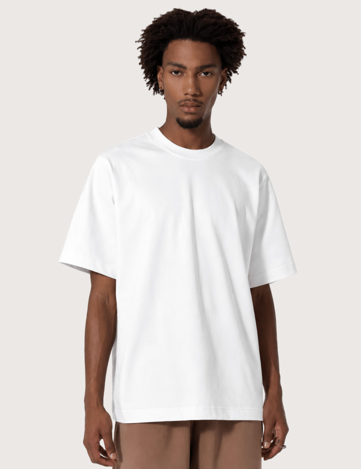 GERTRUDE T-Shirt Mixte Print au Dos Darryl Dots Blanc - 4