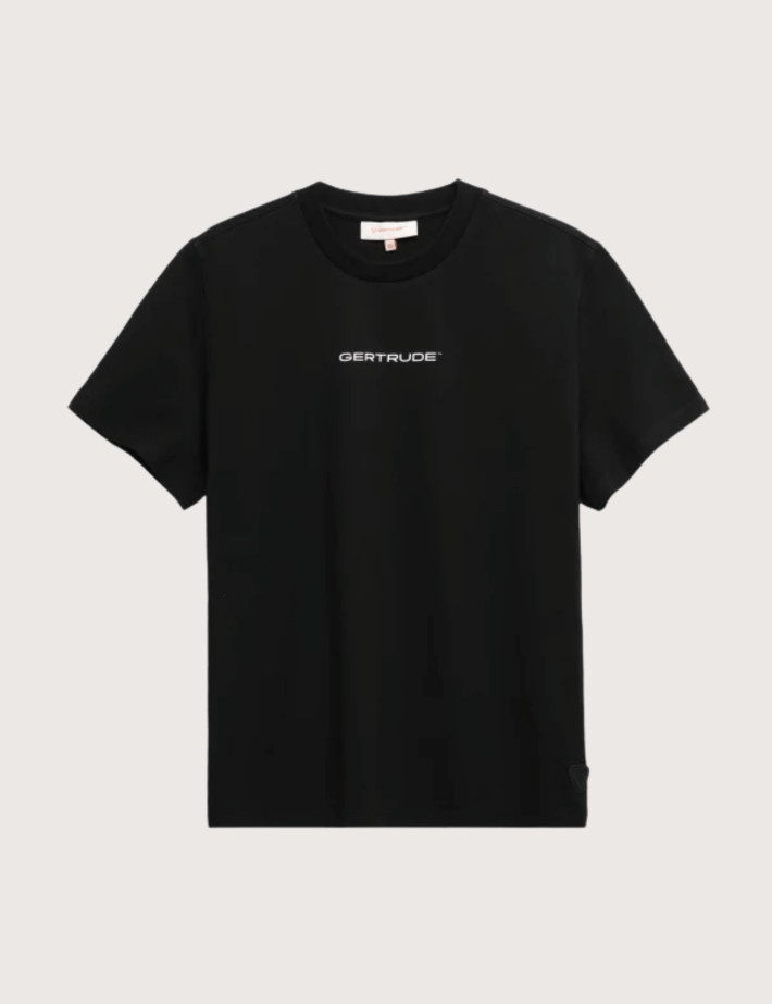 GERTRUDE T-Shirt Femme Manches Courtes Louise Noir