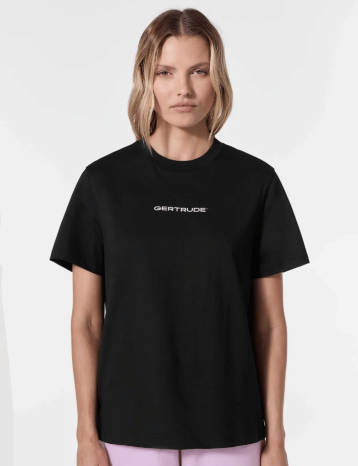 GERTRUDE T-Shirt Femme Manches Courtes Louise Noir - 2