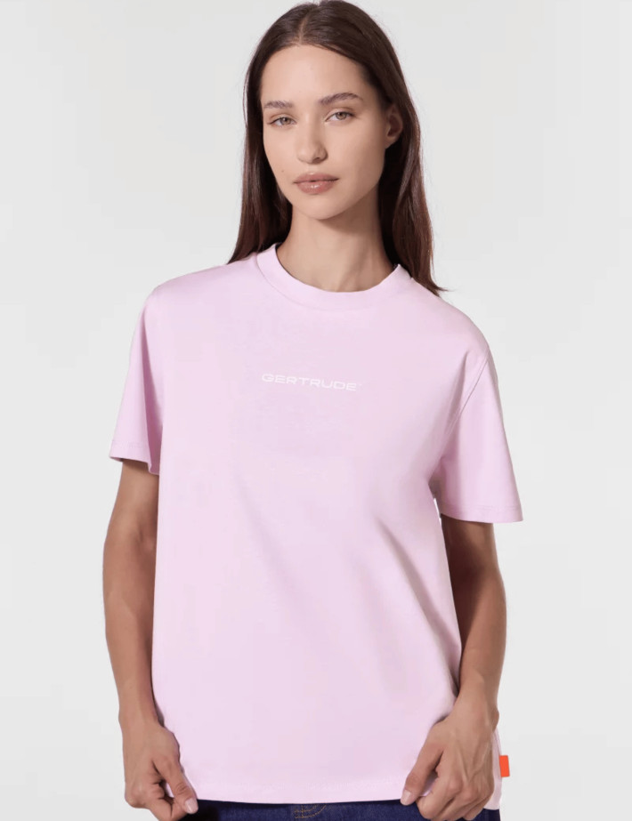 GERTRUDE T-Shirt Femme Manches Courtes Louise Lilas - 2