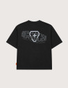 GERTRUDE T-Shirt Mixte Manches Courtes Zack Brand Noir