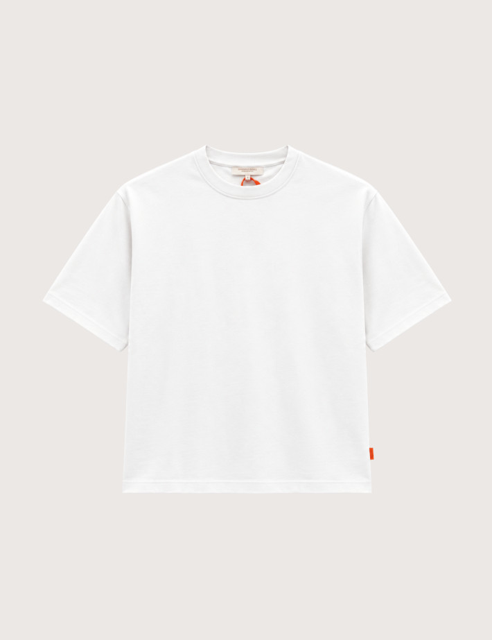 GERTRUDE T-Shirt Mixte Manches Courtes Zack Brand Blanc - 2