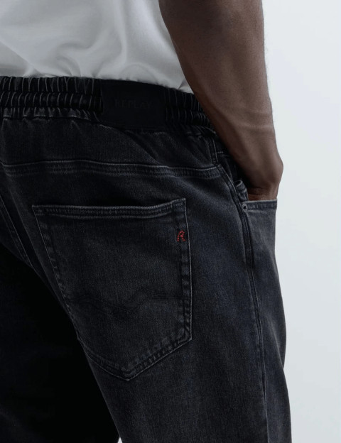 REPLAY Joggjean Homme Slim Lanny Noir C099 - 5