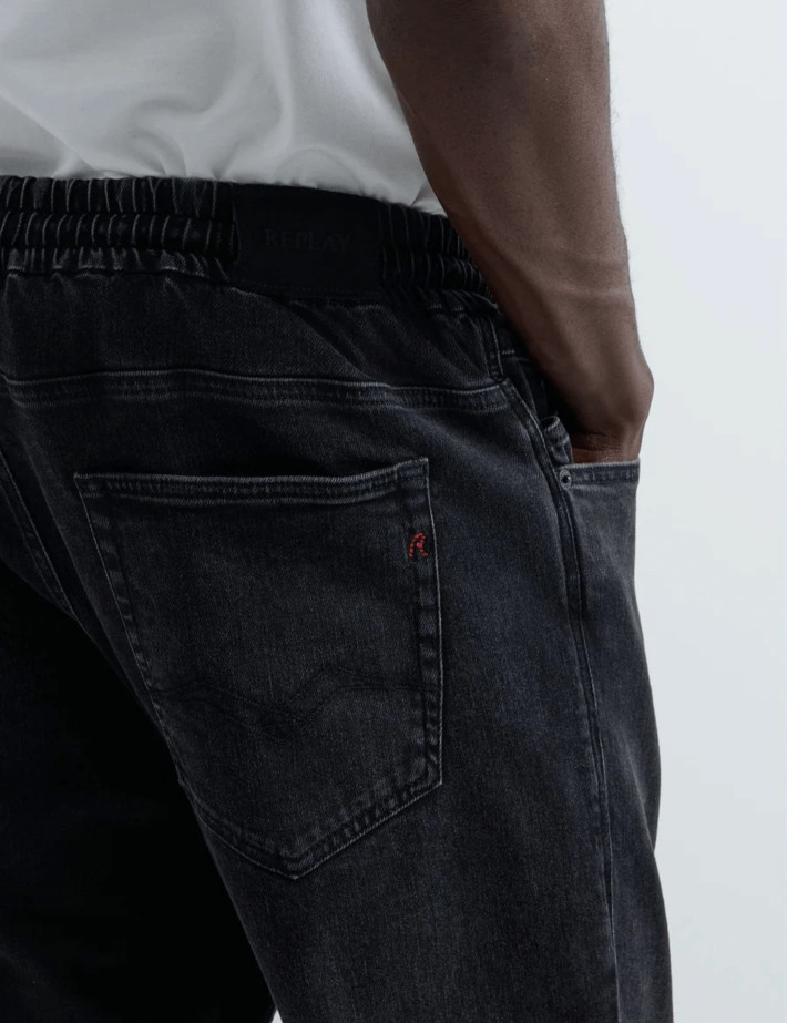 REPLAY Joggjean Homme Slim Lanny Noir C099 - 5