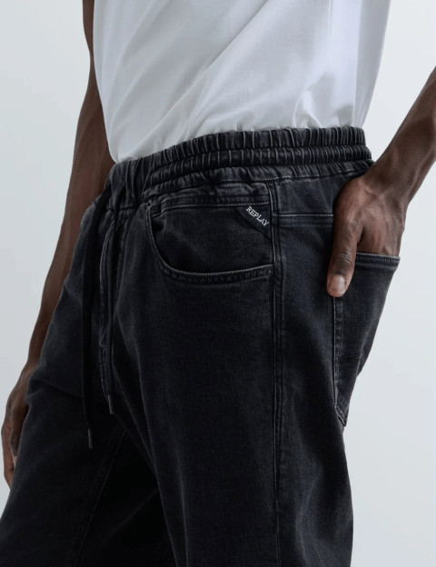 REPLAY Joggjean Homme Slim Lanny Noir C099 - 6