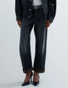 REPLAY Jean Femme Coupe Relaxed Boy Aubry Gris C097