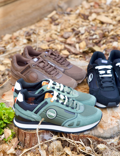 COLMAR Baskets Travis Sport Bold Kaki Homme - 3