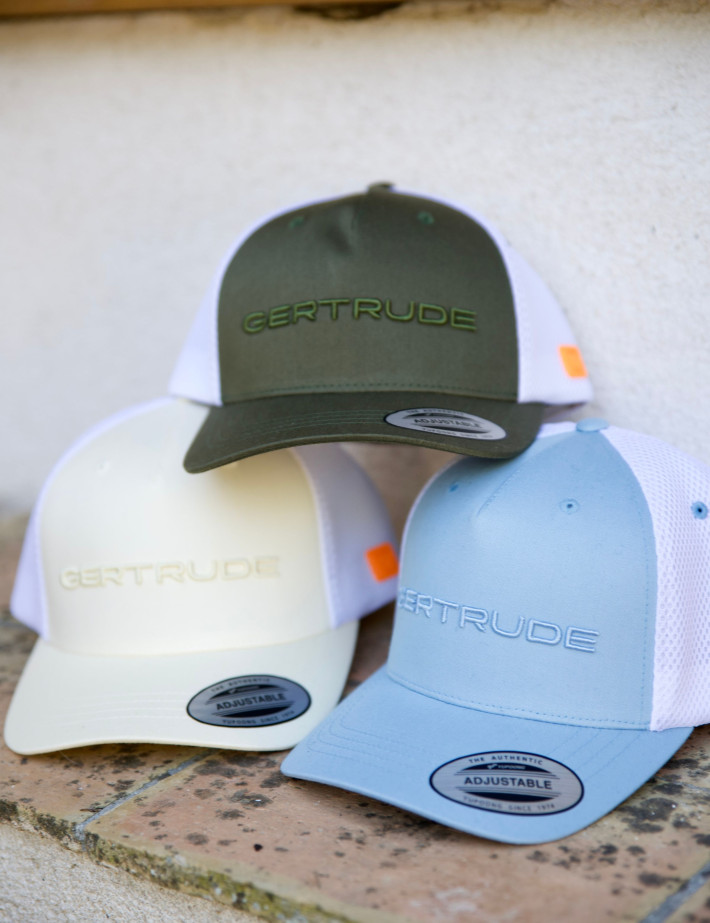 GERTRUDE Casquette Marquage Brodé Mesh Benja Vert Kaki