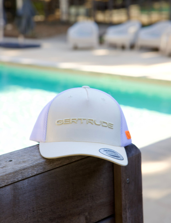 GERTRUDE Casquette Marquage Brodé Mesh Benja Ecru Beige - 2