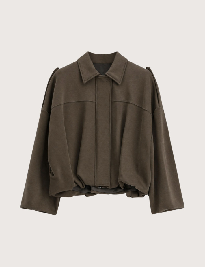 IMPERIAL Blouson Femme Coupe Ballon Coffee