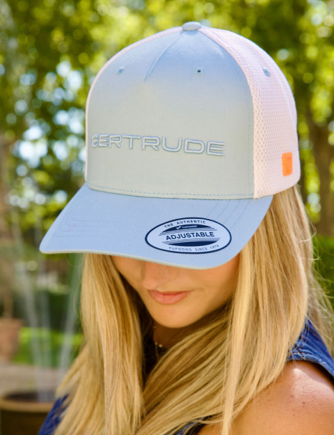 GERTRUDE Casquette Marquage Brodé Mesh Benja Bleu - 5