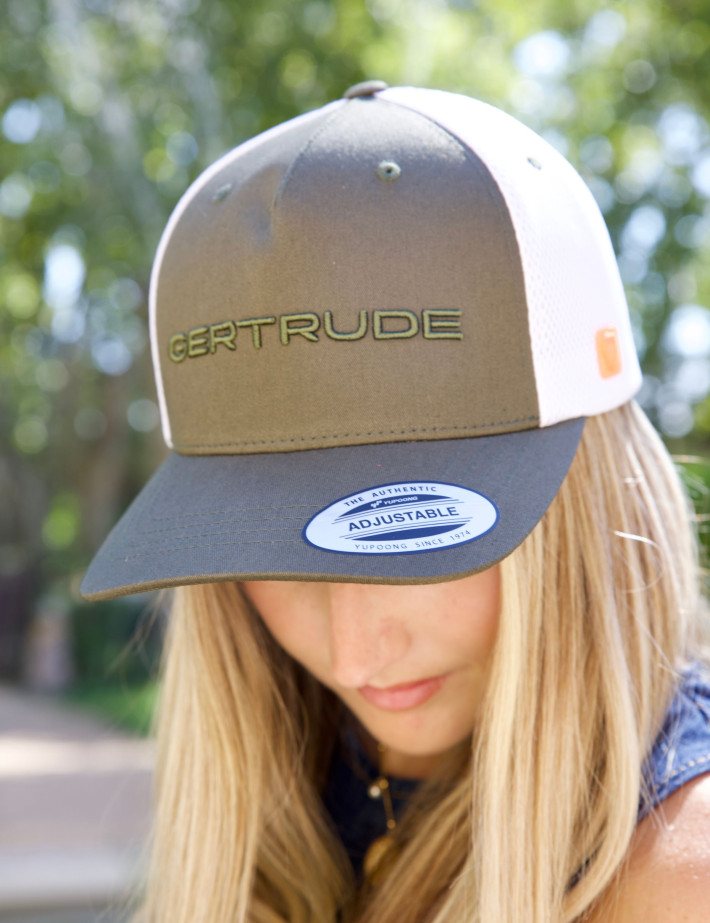 GERTRUDE Casquette Marquage Brodé Mesh Benja Vert Kaki - 2