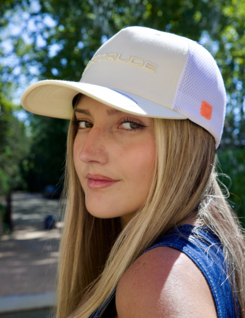 GERTRUDE Casquette Marquage Brodé Mesh Benja Ecru Beige - 3