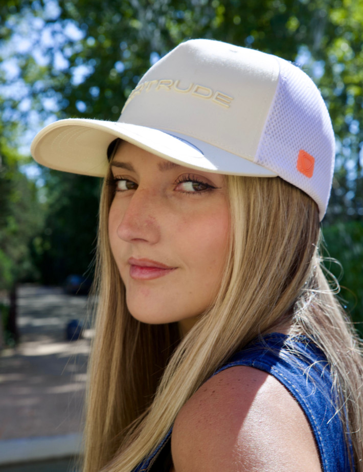 GERTRUDE Casquette Marquage Brodé Mesh Benja Ecru Beige - 3