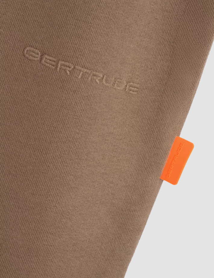 GERTRUDE Pantalon Mixte Robbiew Jogging Marron Cafe - 3