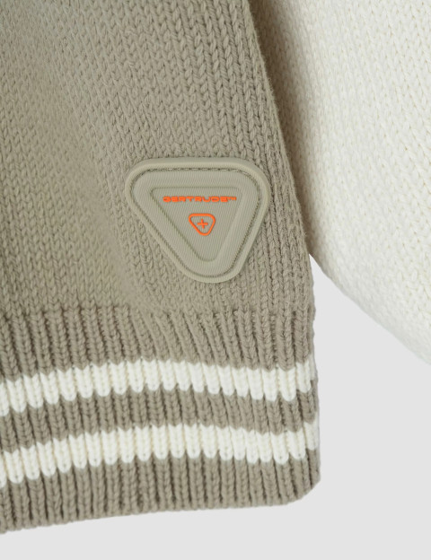 GERTRUDE Pull Polo Mixte Team Rudby Brooklyn Argile - 2