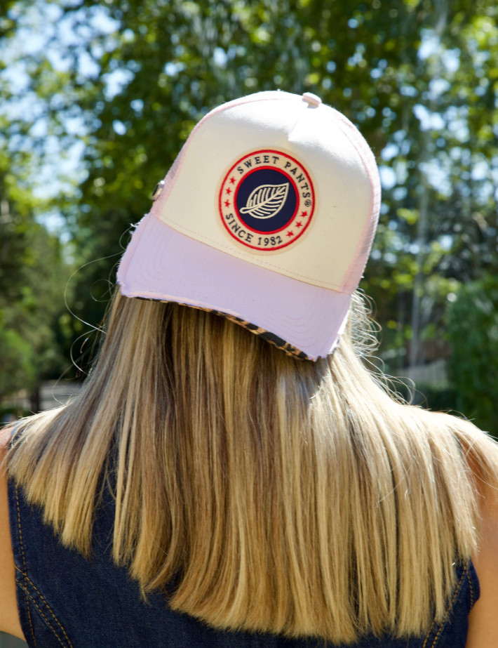 SWEET PANTS Casquette Home Run Léo Rose Clair - 4