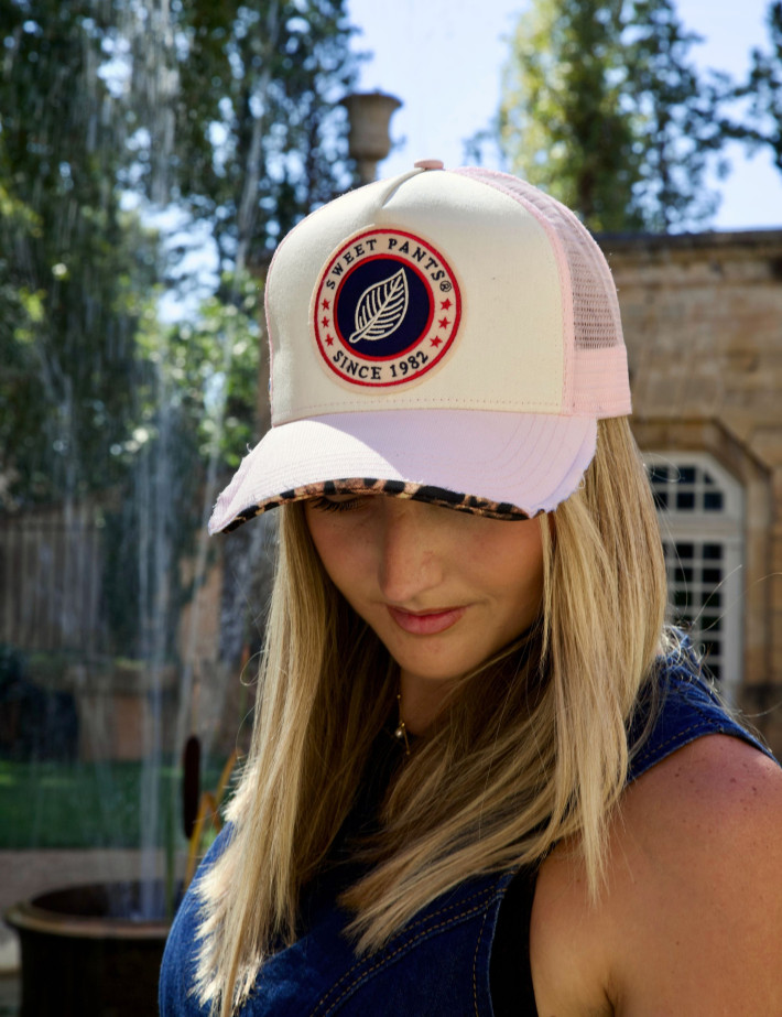 SWEET PANTS Casquette Home Run Léo Rose Clair - 5
