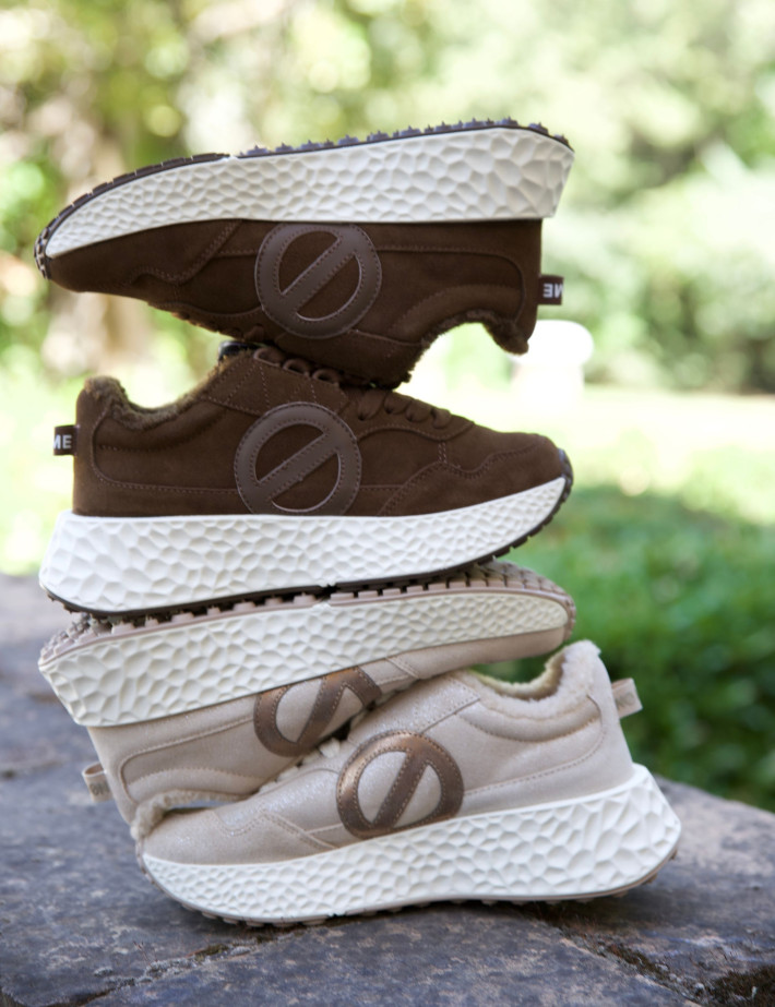 No Name Baskets Femme Carter Jogger Suède Marron - 8