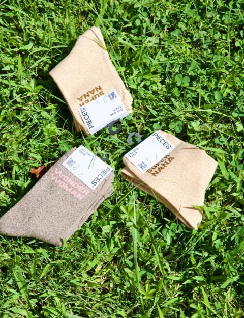 PIECES Chaussettes Longues Glitter Sebby Super Nana - 3