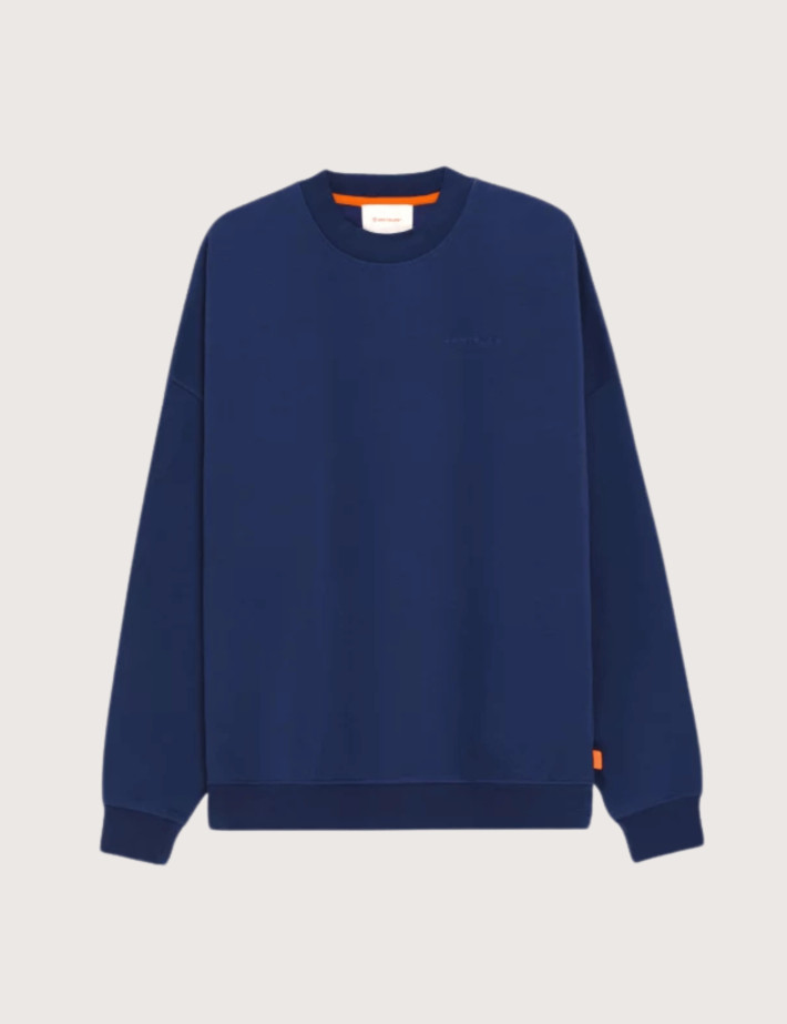 GERTRUDE Sweat Mixte Col Rond Ruben Geo Marine