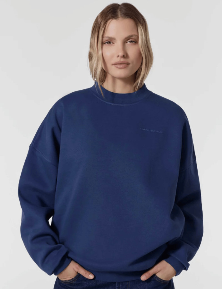 GERTRUDE Sweat Mixte Col Rond Ruben Geo Marine - 5
