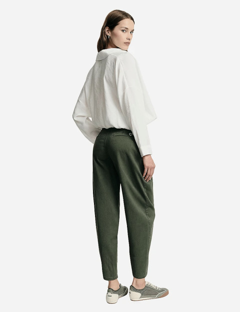 PLEASE Jean Femme Coupe Boyfriend Kaki - 2