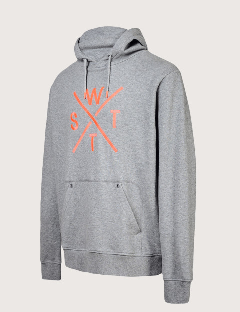 WATTS Sweat Capuche Homme SPRAY Gris Orange - 5