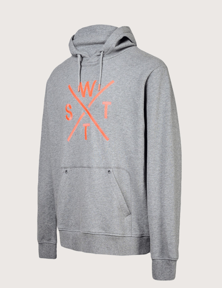 WATTS Sweat Capuche Homme SPRAY Gris Orange - 5