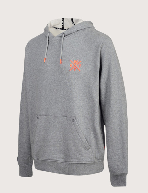 WATTS Sweat Capuche Homme SPRAYS Gris Orange - 2