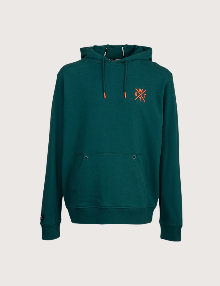 WATTS Sweat Capuche Homme SPRAYS Vert Orange