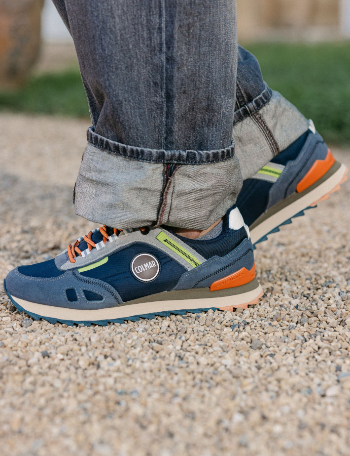 COLMAR Baskets Homme Travis Sport Match Marine Multico - 4