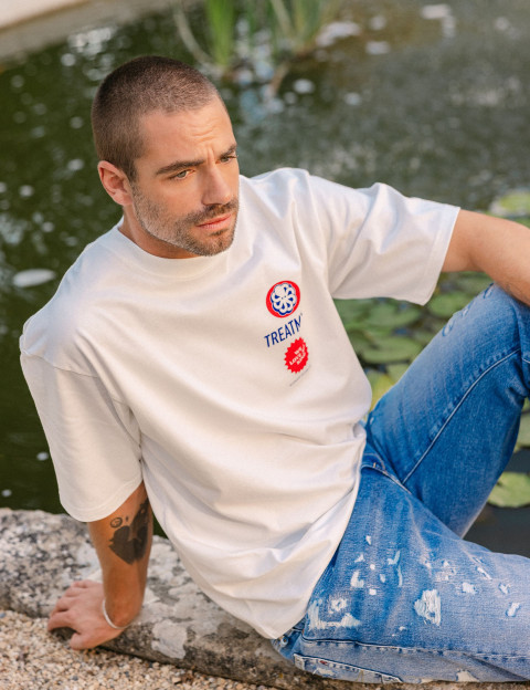 Jonsen Island T-Shirt Homme Manches Courtes Confort Can Style Coconut - 4