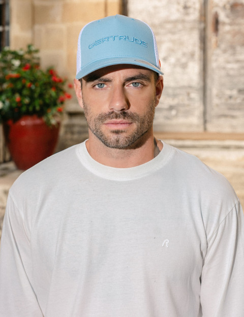 GERTRUDE Casquette Marquage Brodé Mesh Benja Bleu - 7