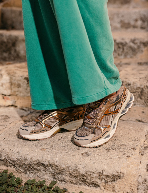 MRP Melrose Place Baskets Femme MELROSE Doré - 2