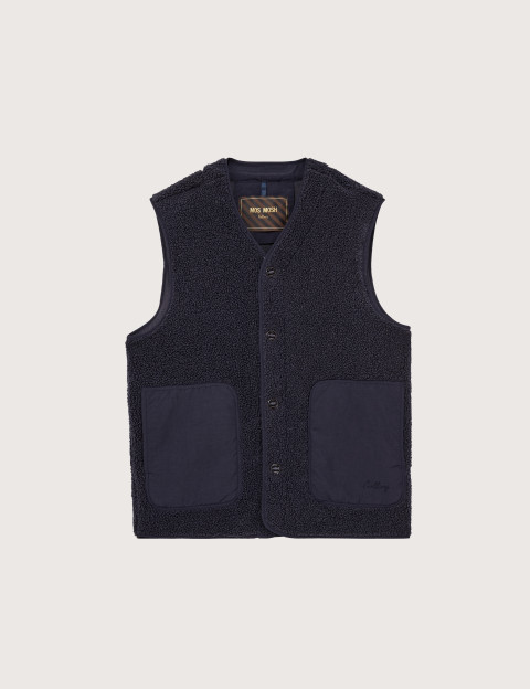MOS MOSH Gilet Homme Sans Manches Harry Marine