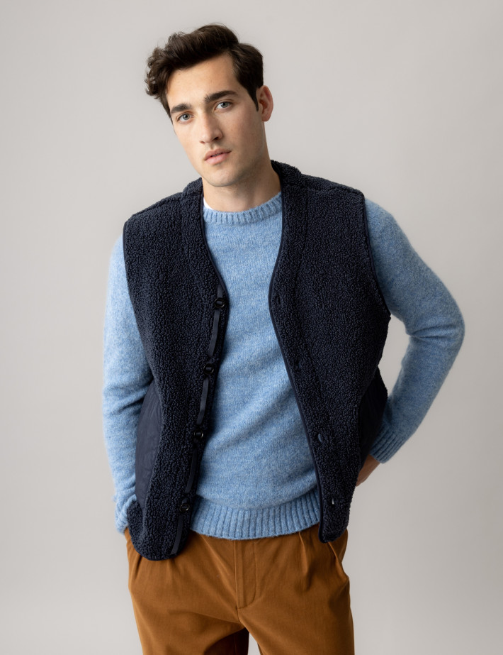 MOS MOSH Gilet Homme Sans Manches Harry Marine - 4