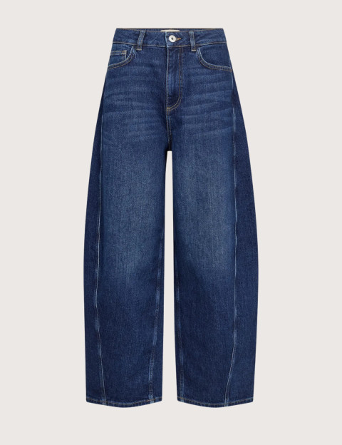 MOS MOSH Jean Femme Cindy Barrel Bleu