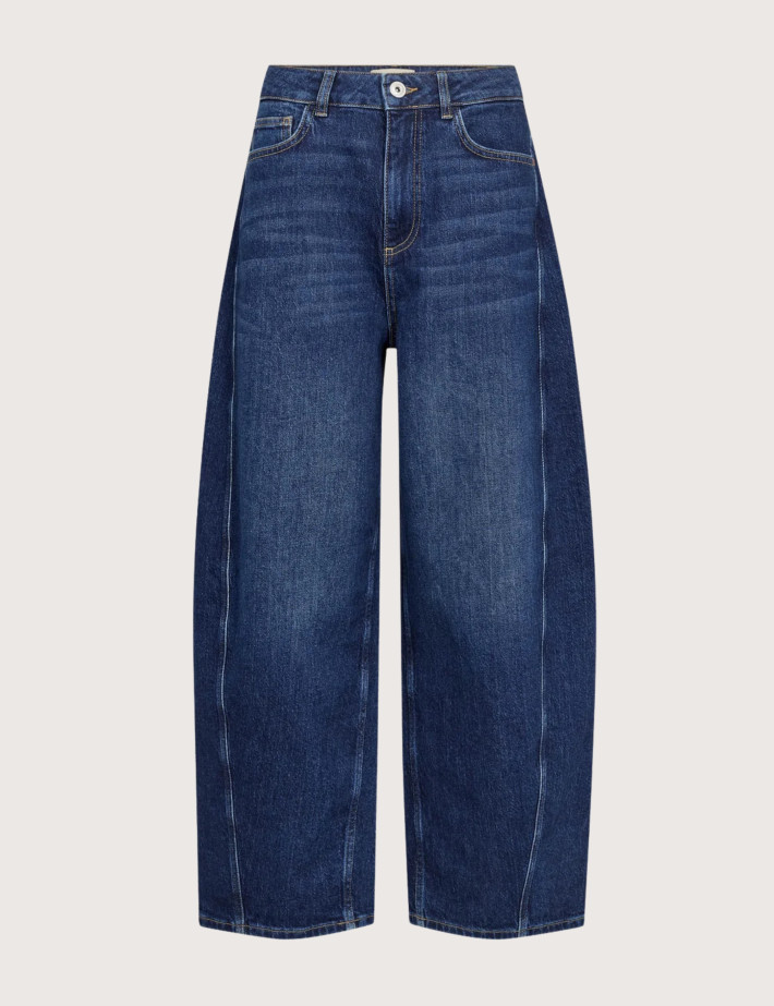 MOS MOSH Jean Femme Cindy Barrel Bleu - 4