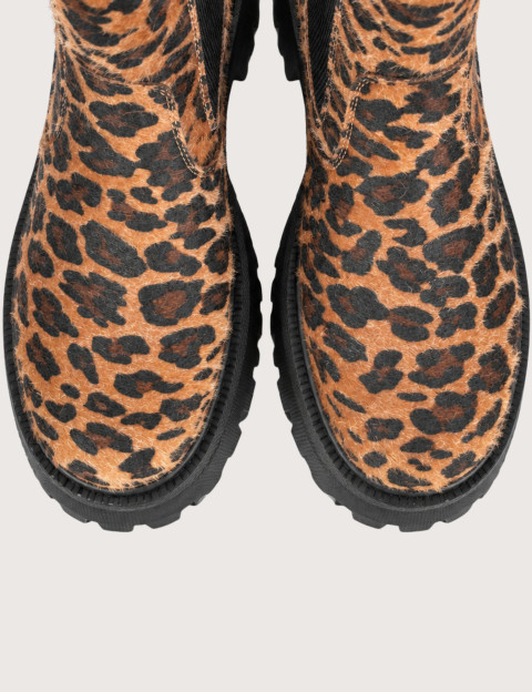 BUFFALO Bottines Femme Chelsea Aspen Noir Léopard - 2
