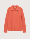 MOS MOSH Pull Homme à Zip Porter Orange