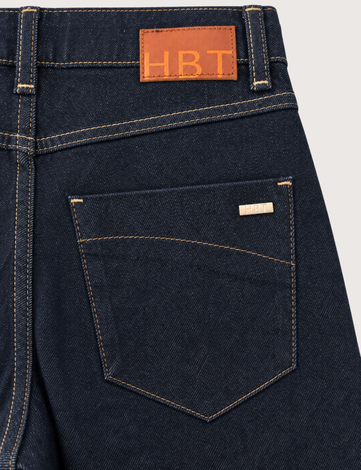 HBT DENIM STAY BLUE | DAISY Pantalon Large Femme - 2