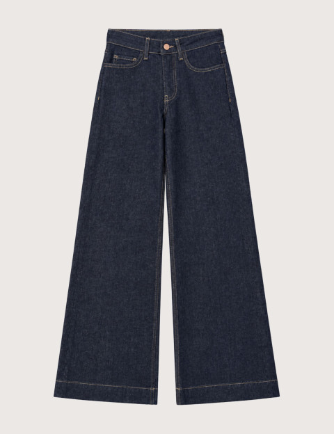 HBT DENIM STAY BLUE | DAISY Pantalon Large Femme