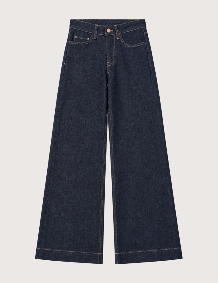 HBT DENIM STAY BLUE | DAISY Pantalon Large Femme